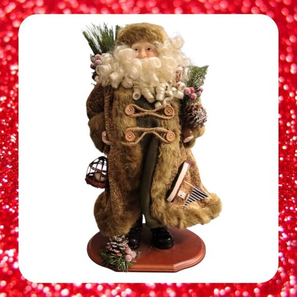 Christmas Old Saint Nicholas Santa Claus Porcelain Figurine - Picture 9 of 9